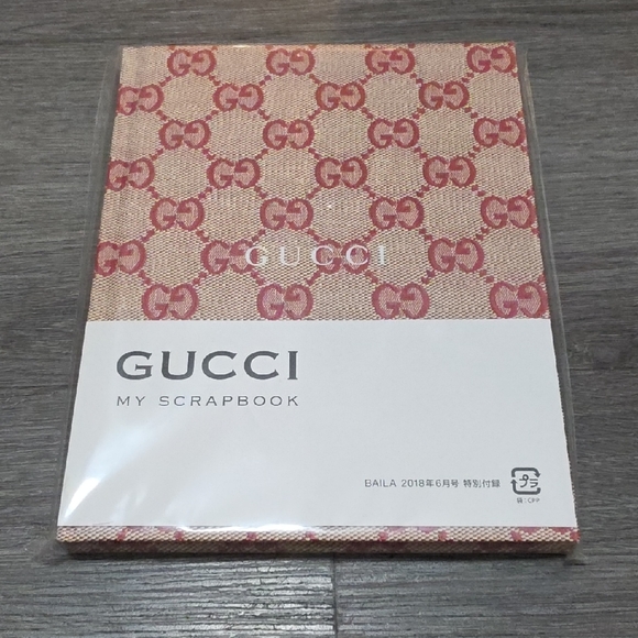 Gucci Other - RARE GUCCI Red GG Monogram Scrapbook